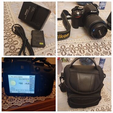 nikon d5100 qiymeti: Endirim olundu 380 manat
Nikon D3200
İdeal vəziyyetdədi