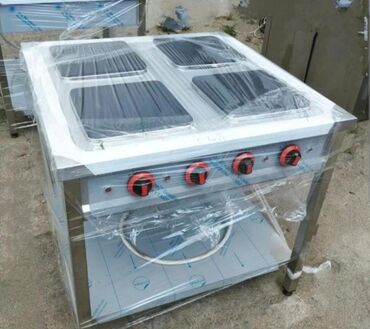Restoran mebeli: Peşəkar elektrik plitəsi – 4 gözlü - 4 ədəd kvadrat elektrik ocağı