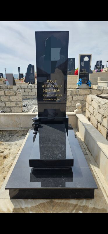 Dekorativ daşlar: Qəbirüstü abidə və məzar daşları – fərdi dizayn və oyma yazılar - — 12