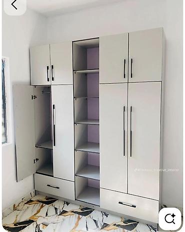 hamam dolab: Yeni, 4 qapılı, Siyirməli, Boz, Açılan, Düz dolab — 1