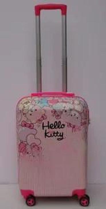Putni koferi i torbe: Set kofera Hello Kitty – 2 kom - Dizajn: roze sa motivima Hello — 26