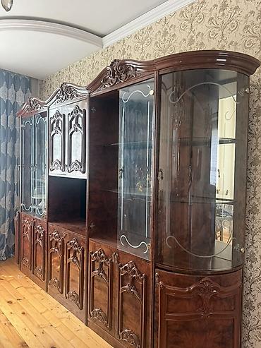 brus taxta: Klassik üslubda iri ölçülü qonaq otağı “stenka”sı. - Material: taxta — 1