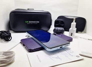 Redmi: Redmi, Redmi 13C, Б/у, 256 ГБ, цвет - Синий, 1 SIM, 2 SIM, eSIM — 3