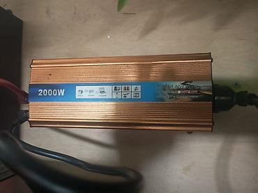 i̇nverter: 2000W DC-AC güc çeviricisi (Power Inverter) - Giriş: DC 12V — 1