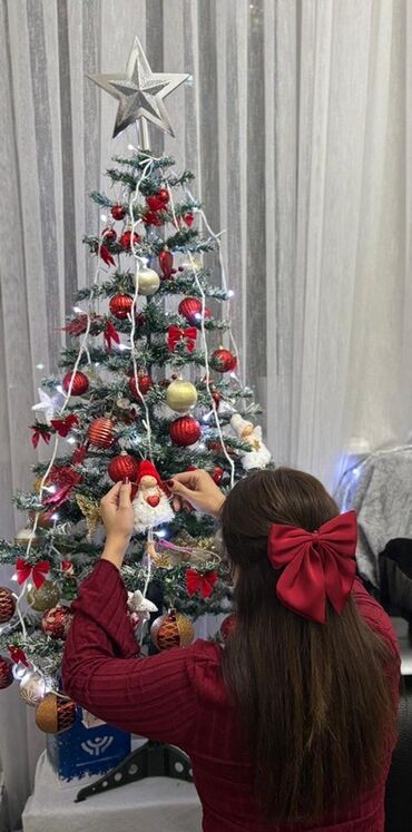 Зеркала: Yeni il şam ağacı komplekti Tek yolka satisdadir - Rəng: yaşıl, ucları at lalafo.az Зеркала: Yeni il şam ağacı komplekti Tek yolka satisdadir - Rəng: yaşıl, ucları