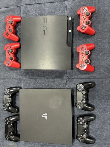 персоналдык компьютер: Игровые приставки Sony PlayStation с комплектом геймпадов. Обмен не