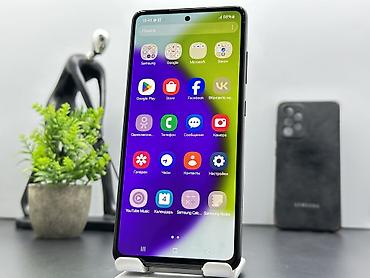 Samsung: Samsung Galaxy A52, Б/у, 256 ГБ, цвет - Черный, 2 SIM — 6