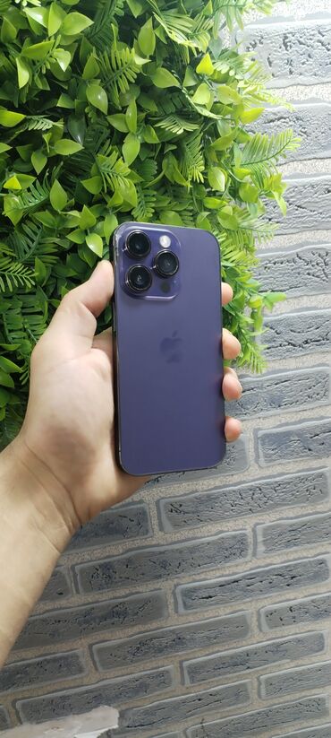 купить iphone: IPhone 14 Pro, 128 GB, Deep Purple, Simsiz şarj