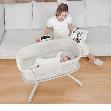 Другие товары для новорождённых: Детская колыбель-люлька с электронным блоком и колесиками - — 2