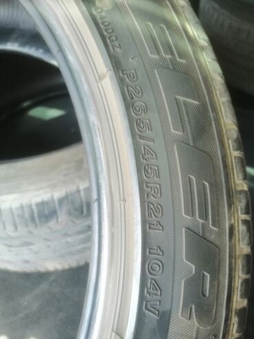 2 təkər: İşlənmiş Şin Bridgestone 265 / 45 / R 21