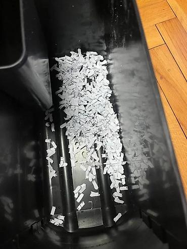 auto car kit: Seckalica dokumenata Texet Confetti Cut, DIN 4, 10 listova, korpa 12 L — 7