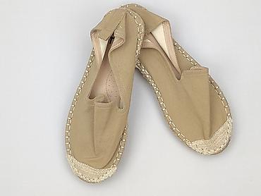 style 50 buty: Męskie espadryle w kolorze beżowym, rozmiar 40. - Cholewka — 1