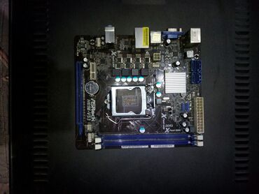 процесор пк: Материнская плата, Б/у, ASRock, Для ПК