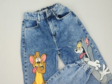 cat t shirty funny: Bershka, Jeans for women, size 2XS (EU 32)