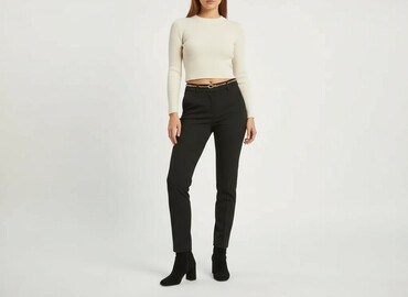 Women's Pants: Primark, Spodnie materiałowe damskie, rozmiar S