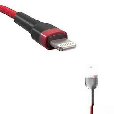 Kablovi za telefone: Lightning kabl za iPhone/iPad – pleteni, izdržljiv - Konektori: USB-A — 14