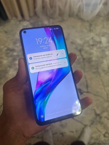 за сколько можно продать телефон на запчасти: Redmi, Redmi Note 9, Б/у, 128 ГБ, цвет - Голубой, 1 SIM, 2 SIM