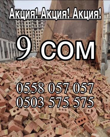 новые шифонеры: Пустотелый, дырчатый, Жженый кирпич, Полублок, 250×120×88