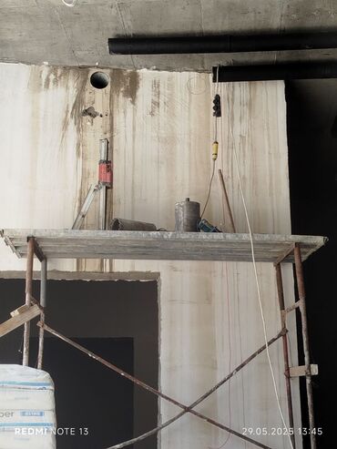 Beton işləri: #Betonkesme #betondeşmə Beton kubik kərpic - dən kəsim deşim — 21