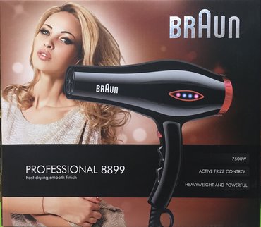 braun fen: Fen, Braun, 7500 Vt, Yeni, Ünvandan götürmə, Pulsuz çatdırılma, Ödənişli çatdırılma