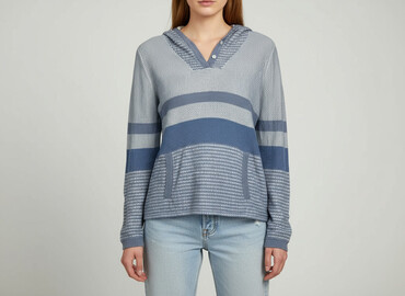sweter piórkowy na drutach: Cecil, Women`s hoodie, size M (EU 38)