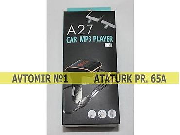 fm модулятор: FM modulator A27 🚙🚒 Ünvana və Bölgələrə ödənişli çatdırılma 💳BIRKART — 1