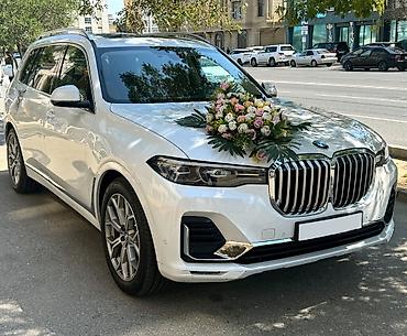 Avto xidmətlər: Bəy gəlin maşını BMW X7.Premium klassdır.Maksimum Komfort: Geniş salon — 3
