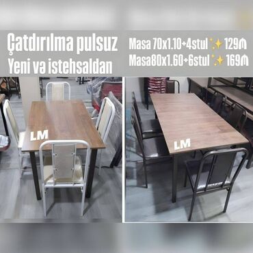 прокат стол стул душанбе: Bağ mətbəx və eyvanlarınız üçün Masa dəstləri Masa + 4 Stul. Qiymət