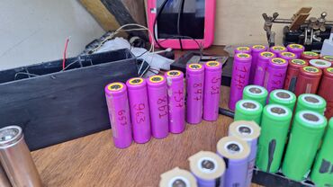 Akkumulyatorlar: Məhsul: 18650 tipli Li‑ion elementlər (fərdi ölçülmüş tutum — 3