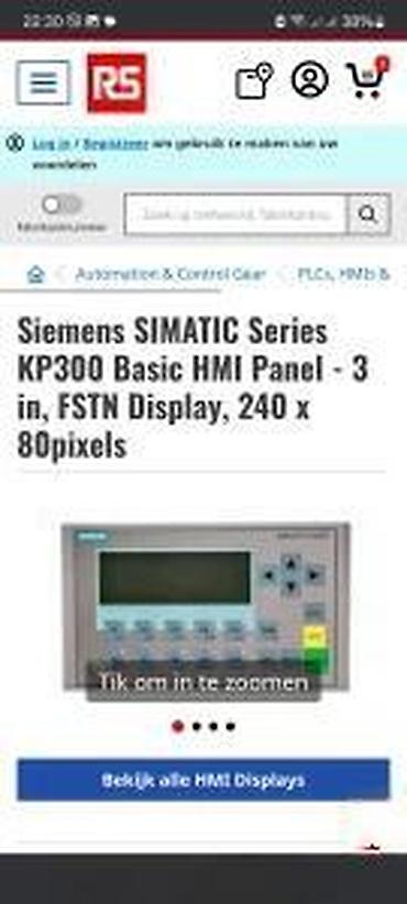 Auto delovi, gume i tjuning: Siemens SIMATIC panel monitor KP300 + CPU modul S7 1200. Siemens lcd — 20