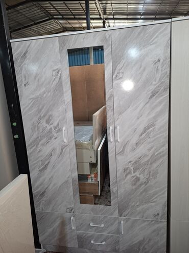 Шкафы для одежды: Шкаф для одежды, Новый, Прямой, ЛДСП — 13