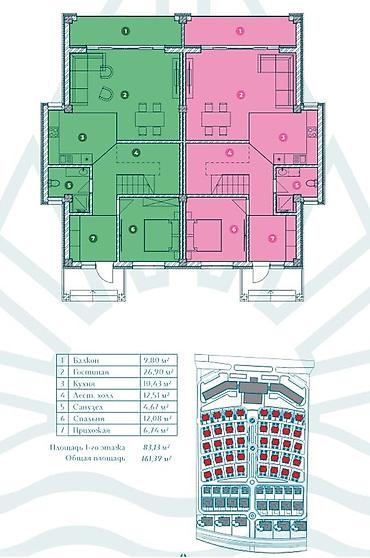 аванград сити: 3 комнаты, 160 м², Элитка, 2 этаж, Требуется ремонт — 5