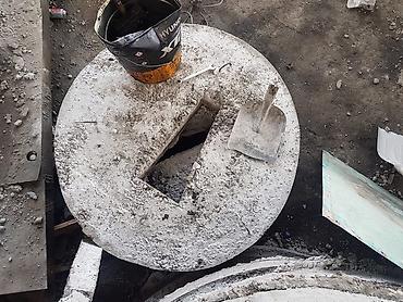 Другие комплектующие для канализации: ЖБИ кольца крышки туалет септик даараткана 2)Арычный лоток; — 4