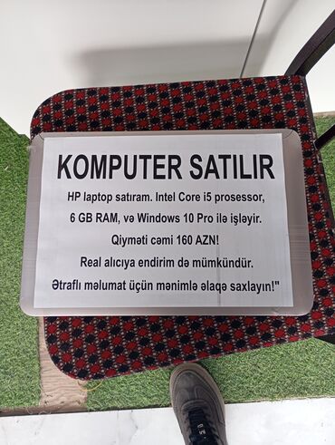 HP: İşlənmiş HP 11.6 ", Intel Core i5, 512 GB, Ödənişli çatdırılma