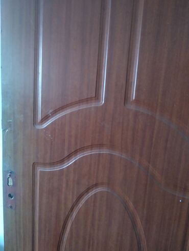 пластиковые двери межкомнатные: Жабык ички эшик, МДФ, Ламинат, түсү - Күрөң