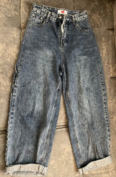 Cinslər: Qadın/Unisex cins şalvar dəsti 1) Açıq mavi mom fit cins - Yüksək — 9