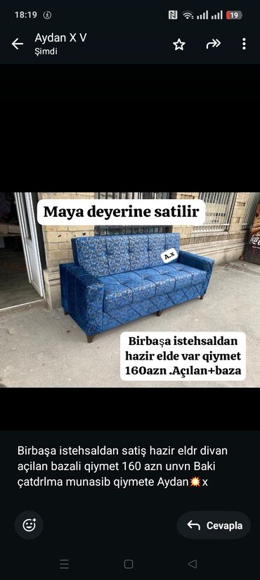 Sifarişlə çarpayılar: Divan