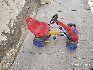 maşn oyunu: Uşaq pedaallı kartinq maşını – GTOYS Speedcar - Rənglər: qırmızı — 2