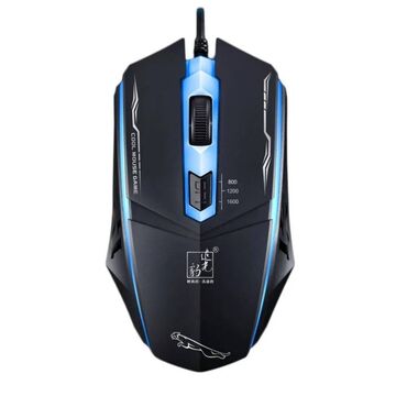 Компьютерные мышки: Качественная недорогая USB-проводная мышь #199 - гладкие линии, тонкий — 6