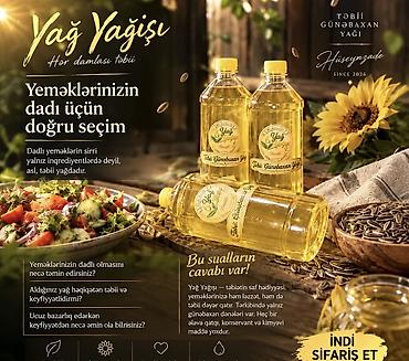 tebii guller: Məhsul: Təbii günəbaxan yağı Çatdırılma mövcuddur topdan satış var — 3