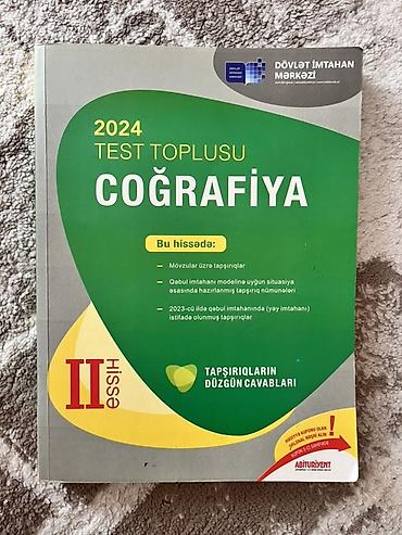 Testlər: Məhsul: Coğrafiya Test Toplusu – Dövlət İmtahan Mərkəzi (DİM) Nəşrlər — 2