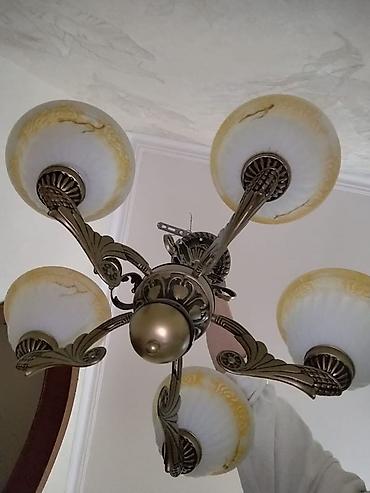 İşıqlandırma: Çılçıraq, 5 lampa, Metal — 1