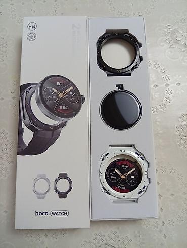 Smart saatlar: Yeni, Smart saat, Hoco, Sensor ekran, rəng - Ağ — 2