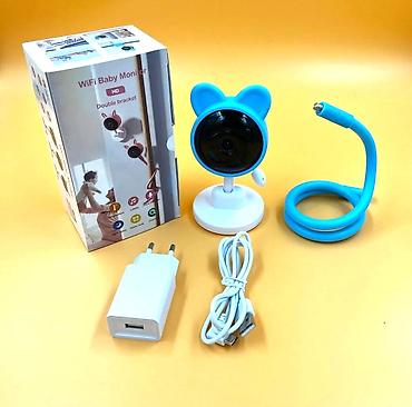 baby monitor: WiFi Baby Monitor – HD uşaq kamerasi (iki dayaqlı) Tuya Smart tətbiqi — 4