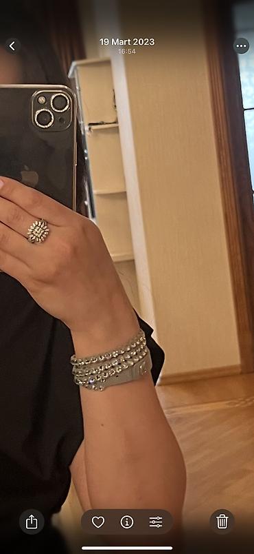 bernard h mayer: Swarovski. deri qolbaq uzeri swarovski qaşlar — 5