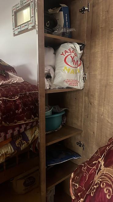 ucuz dolap: Yeni, 3 qapılı, Güzgülü, Qəhvəyi, Açılan, Düz dolab — 4
