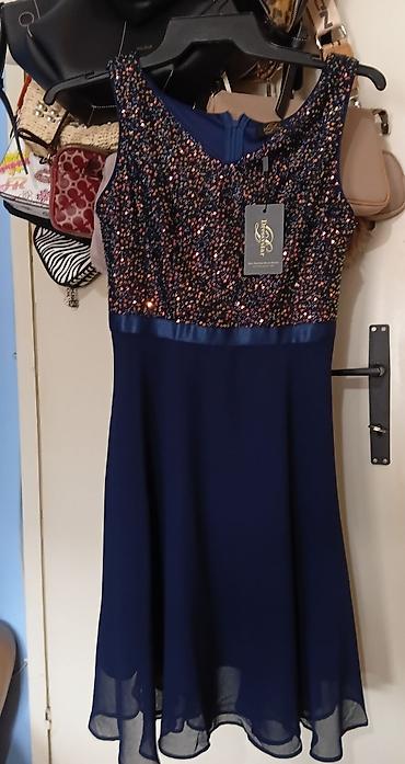 lakovane torbe: Elegantna koktel haljina Dressystar – tamnoplava - Gornji deo — 1