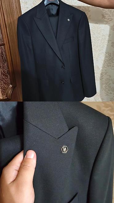новый куртка: Мужской классический костюм Vico Venzi (Slim Fit) Костюм новый — 1
