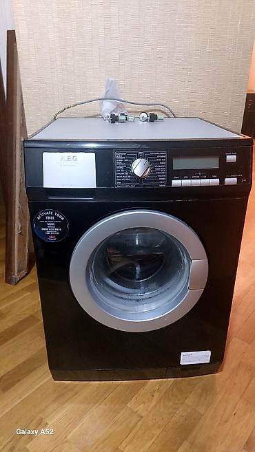 silk filament: Paltaryuyan maşın AEG, 7 kq, İşlənmiş, Avtomat, Qurutmasız — 1