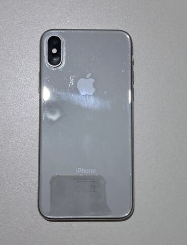 Apple iPhone: IPhone X, Б/у, 64 ГБ, Белый, 75 %